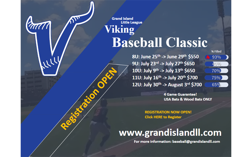 2025 Viking Baseball Classic - Register Today!