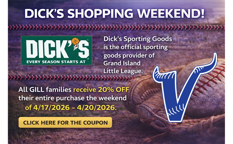 Dick's Shopping Weekend Announced!