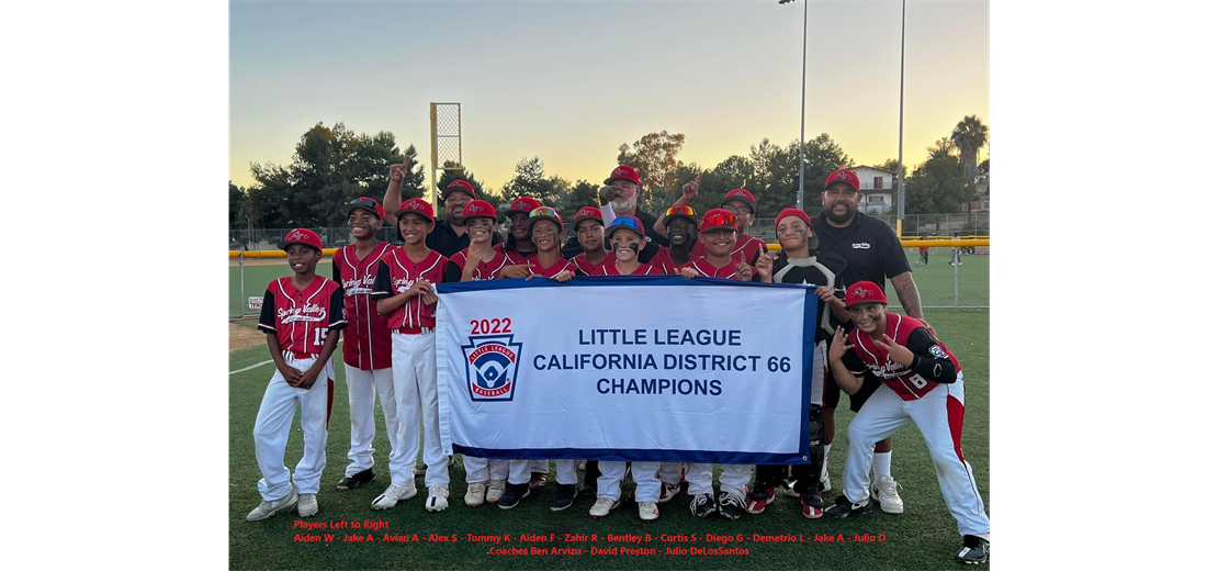 Spring Valley Little League (CA) > Home