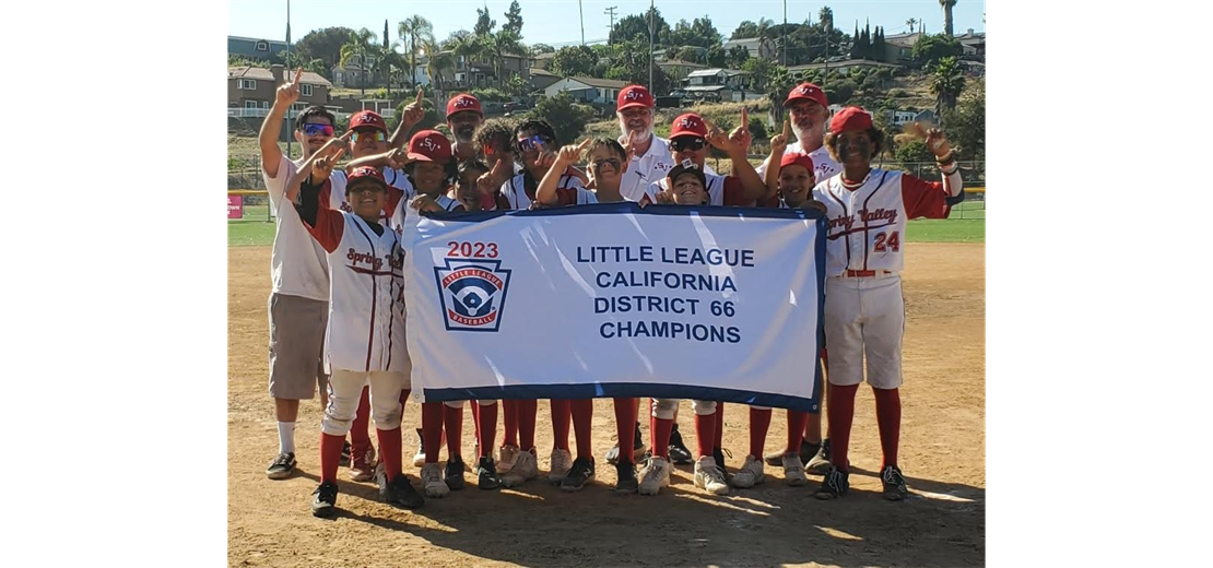 2023 Little League District 66 Champions