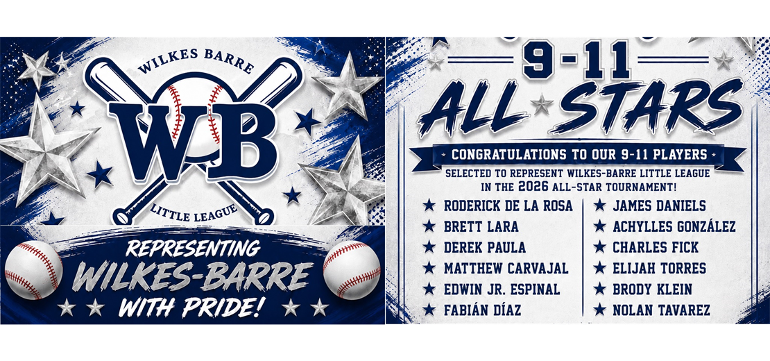 CONGRATULATIONS TO OUR 9-11 ALL-STAR TEAM!