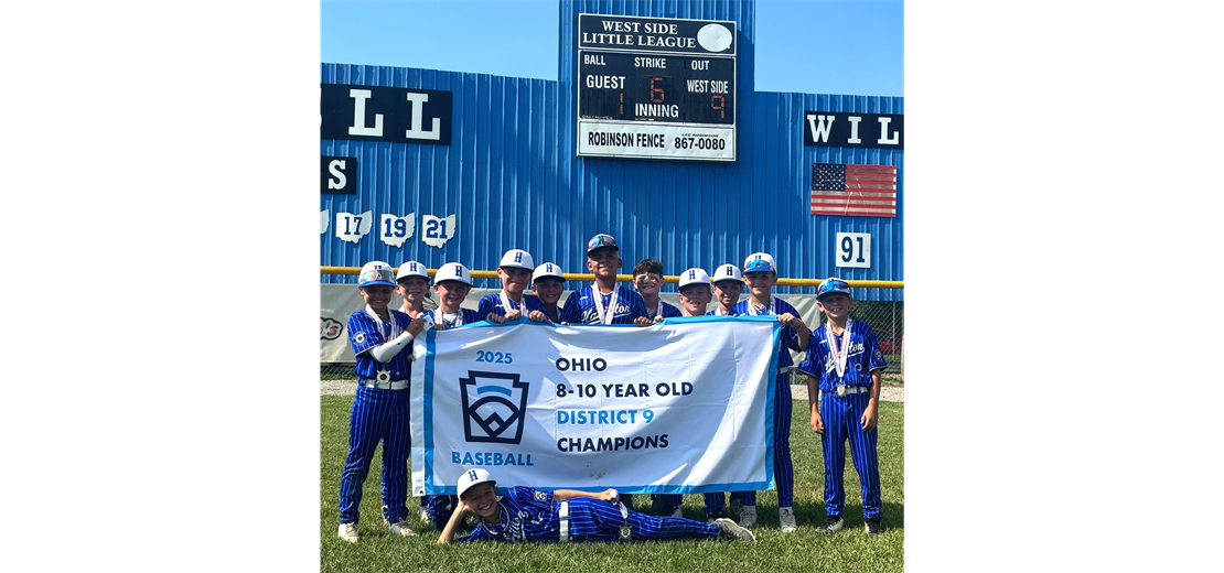 West Side Blue Wins 8-10 District Championship