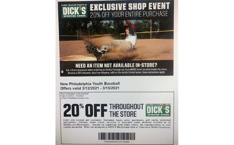 SHOP Day at Dicks Sporting Goods 