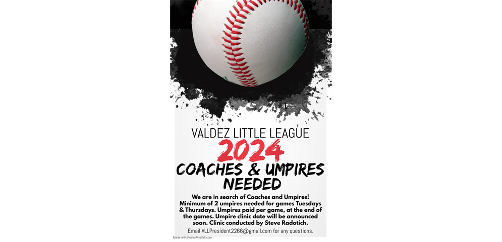 Coaches and Umpires Needed