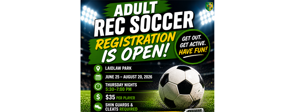 Adult Soccer Coming This Summer!