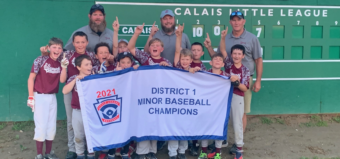 2021 9-10 Baseball District 1 Champions!