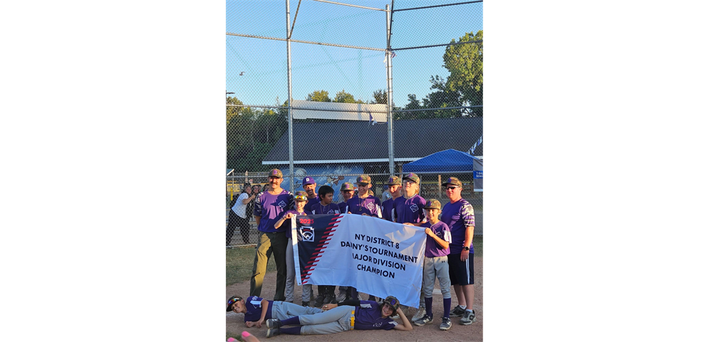 Dryden 12U Danny Cavallo District 8 Tournament Champs!