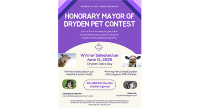 Honorary Mayor of Dryden Pet Contest