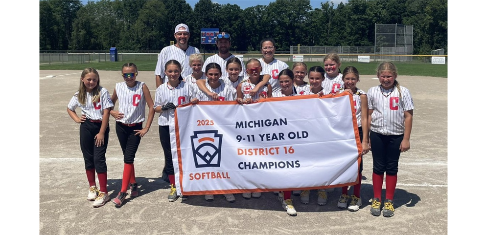 2025 9-10-11 Softball District Champions