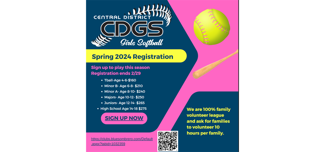 Central District Girls Softball (CDGS) > Home