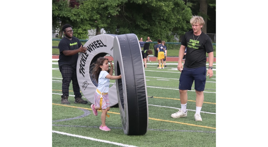 Tackle Wheel with our High School Coaches