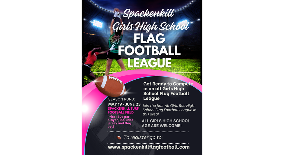 Girls Flag Football Flyer