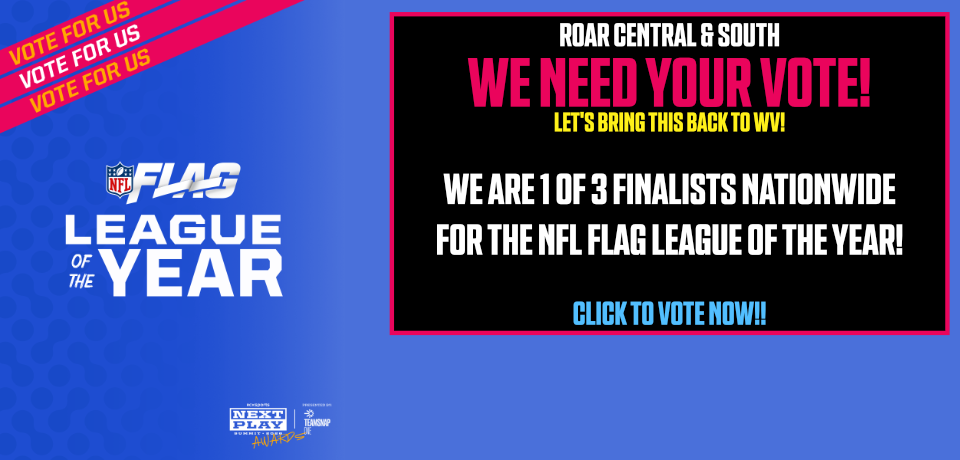 VOTE FOR US! - NFL FLAG LEAGUE OF THE YEAR
