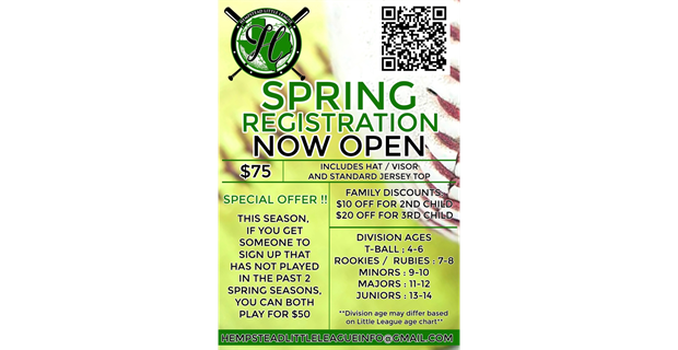 Spring Registration