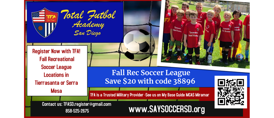 Fall Rec Soccer - Register Now!