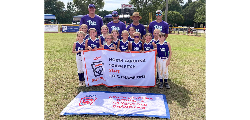 2024 PCGSL 8u State and District 4 Champions! 