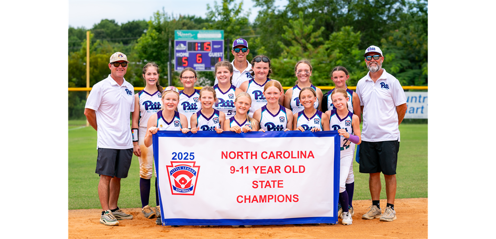 2025 PCGSL 11u State and District 4 Champions!