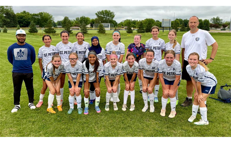 Summer 2025 Girls U14 Team (SMSL Champions)