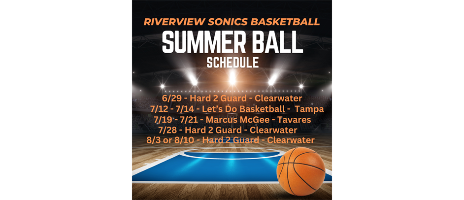 Summer Tourney Schedule 