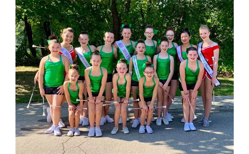 Twirlers at Hooksett Old Home Day 2019