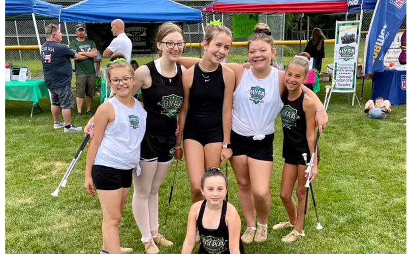 Hooksett Twirlers at National Night Out 8/2021