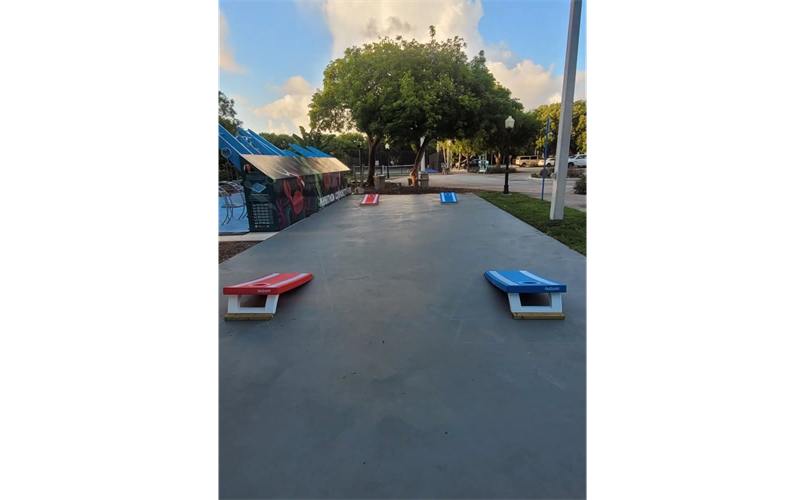 Cornhole at Community Park