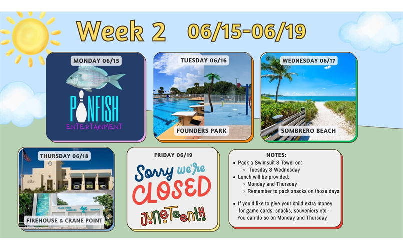 Week 2 Summer Camp