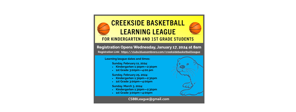 Creekside Basketball Learning League