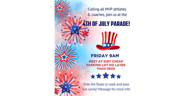 Join us for the 4th of July Parade!