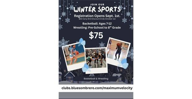 Basketball and Wrestling Registration 