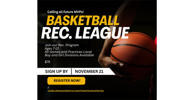 Basketball Registration Currently Open