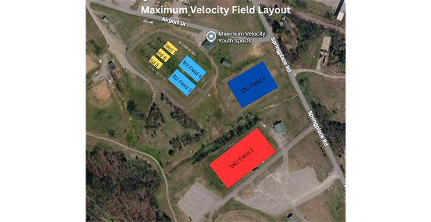 Soccer field locations