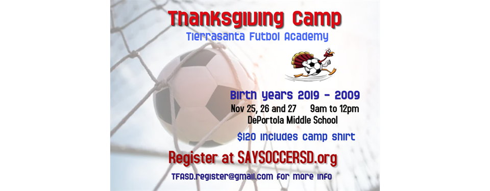 Thanksgiving Camp