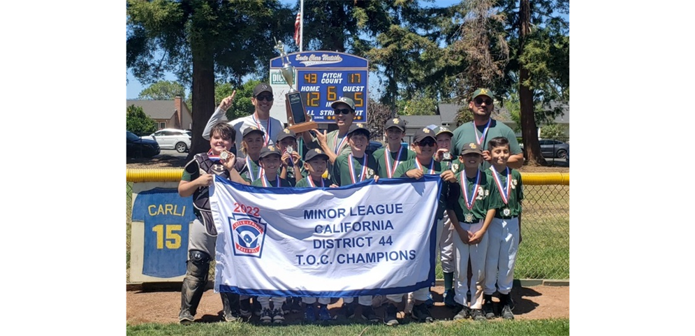 2022 Minors TOC Champion Sunnyvale National A's