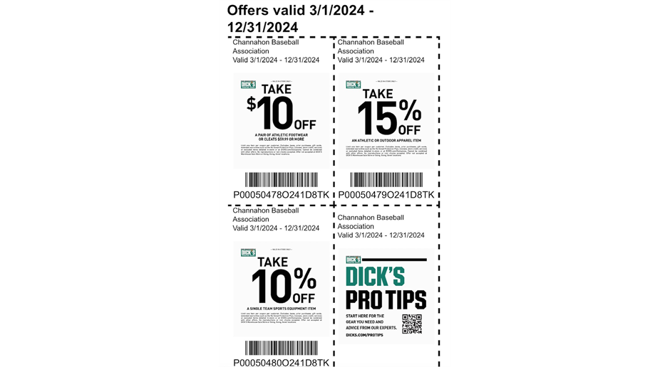 DICK'S Sporting Goods partners with Channahon Baseball