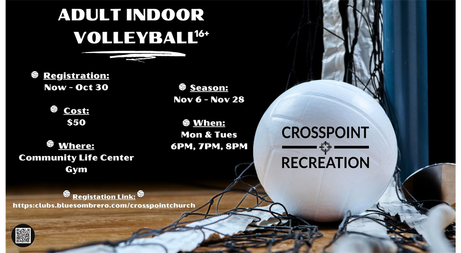 Adult Indoor Volleyball Fall League 16+