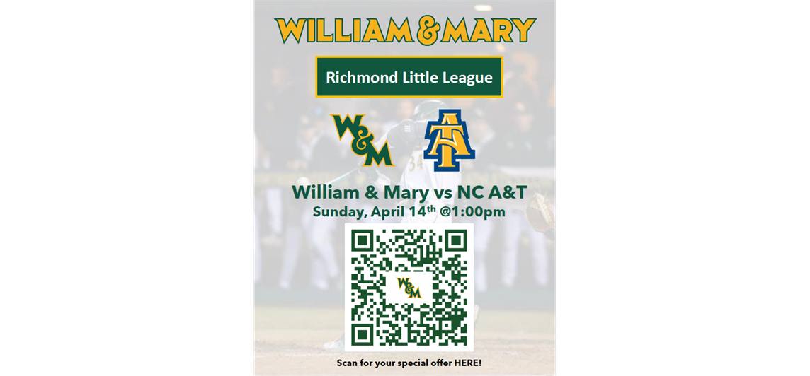 RLL Goes to William & Mary - Get your $5 Tickets!