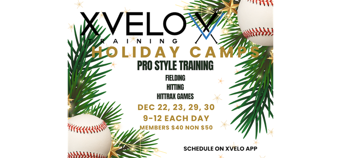 XVelo Holiday Baseball Camp