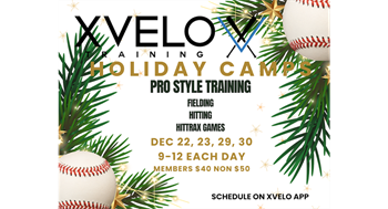 XVelo Holiday Baseball Camps