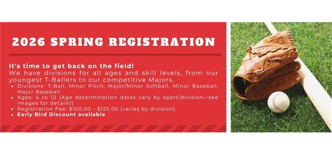 Registration Now Open For Spring