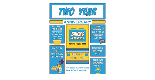 Bricks & Minifigs Two Year Anniversary!