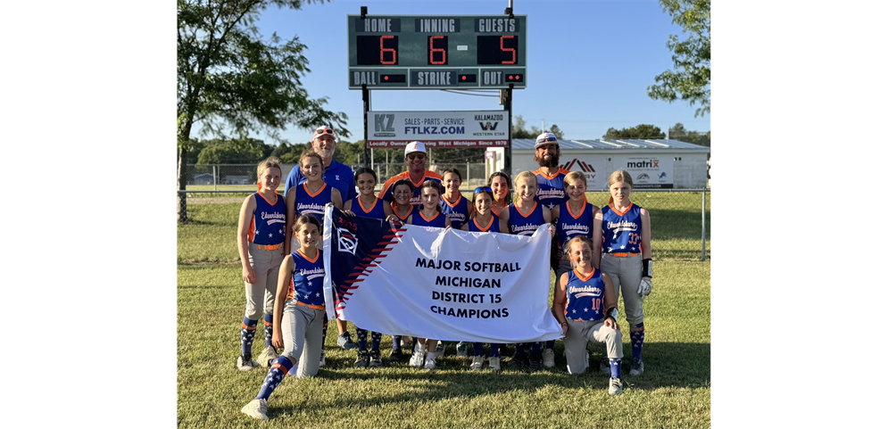 2025 Major Softball All Stars - District Champions/State Qualifiers