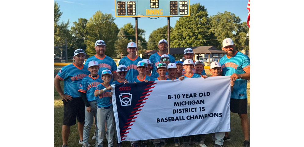 2025 Minor Baseball All Stars - District Champions/State Qualifiers