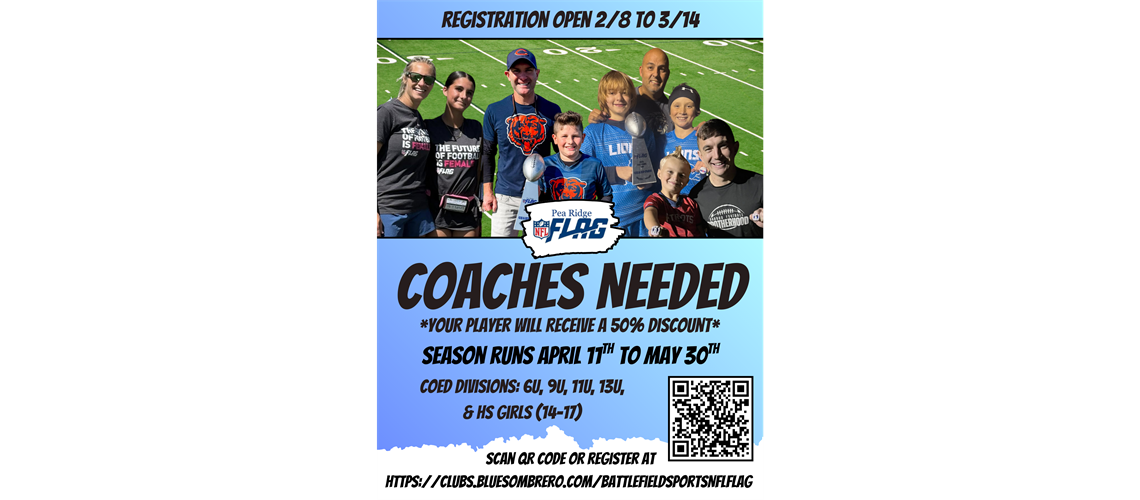 Coaches Needed