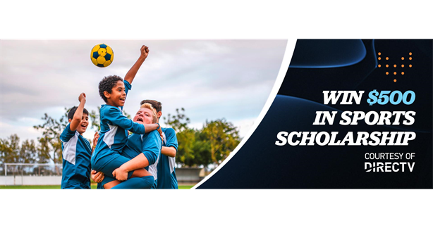 Enter to win a $500 sports scholarship from DIRECTV!