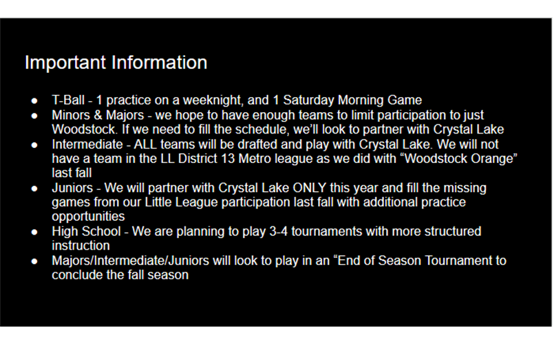 Woodstock Little League > Home