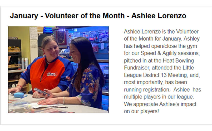 Thanks Ashlee for making a difference! 