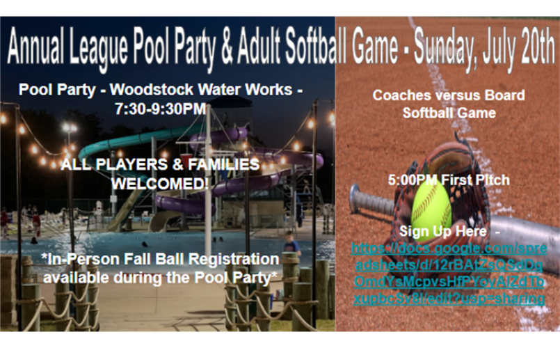 Join us on Sunday, July 20th