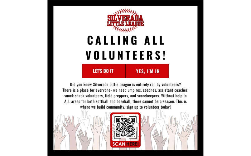Calling All Volunteers!