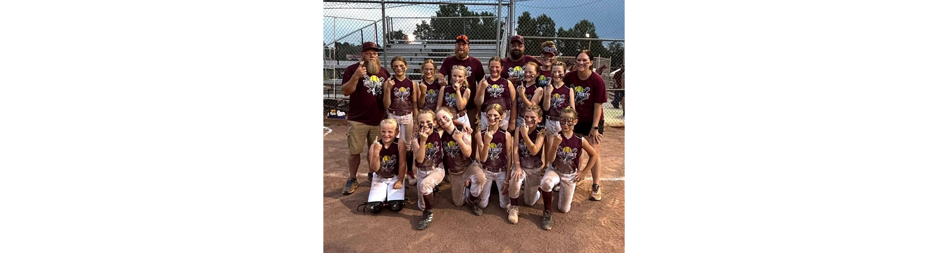 Softball for girls ages 6 to 13 